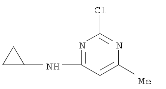 2-chloro-N-cyclopropyl-6-methylpyrimidin-4-amine